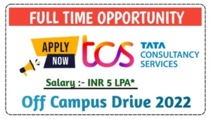 TCS Atlas Recruitment Drive 2022