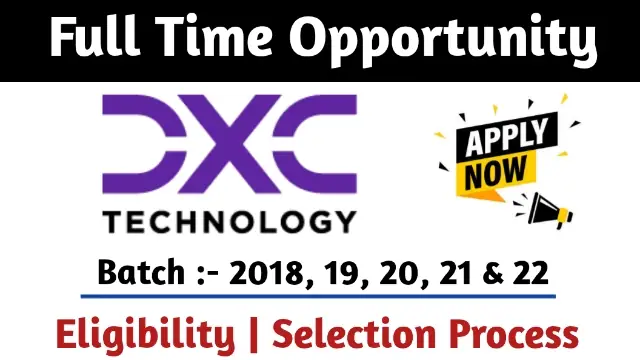 DXC Technology Recruitment Drive 2023